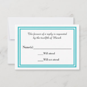 Dubbla Teal Trim - OSA kort