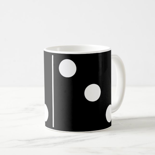 Dubbla Tre Black Domino Mugg (Framsida höger)