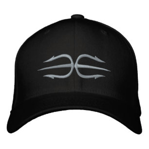 Dubbla Trident Cap Broderad Keps
