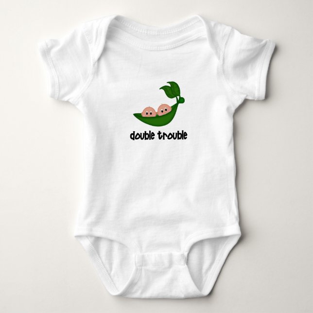 Dubbla Trouble Boy Twin Clothing Tröja (Framsida)