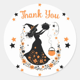 Dubbla Trouble Brew - A Twin Halloween Baby Shower Runt Klistermärke