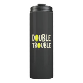 Dubbla Trouble Funny Tennis Bollar