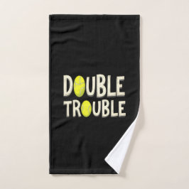 Dubbla Trouble Funny Tennis Bollar