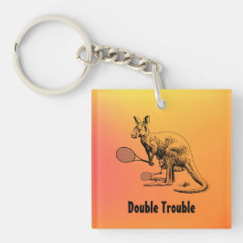Dubbla Trouble Kangaroo Tennis Player