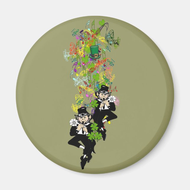 Dubbla Trouble Lucky Irish Twillingars Magnet (Framsidan)