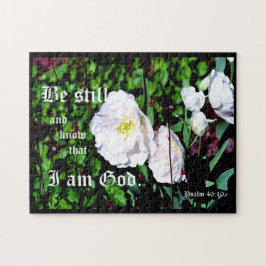 Dubbla Tulips Psalm 46:10 Pussel