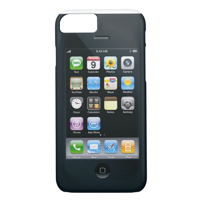 dubbla vid fodral Case-Mate iPhone skal (Baksida)