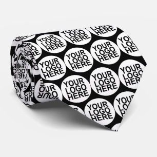 Dubbla vid sidan Anpassningsbar Logotyp Neck Tie Slips