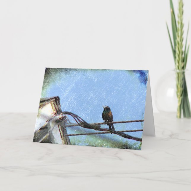 Dubbla Vision, födelsedag Kort (Framsida)