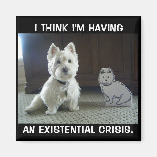 Dubbla Westies-fotomagnet Magnet