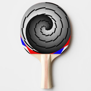 Dubbla Yin Yang Spiral av Kenneth Yoncich Pingisracket