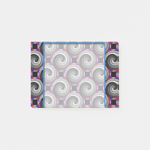 Dubbla Yin Yang Spiral av Kenneth Yoncich Post-it Block