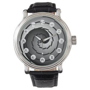 Dubbla Yin Yang Spiral (JPN) från Kenneth Yoncich Armbandsur