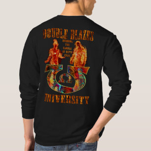 Dubblaeldsvådar tillbaka Fennatic beklär T Shirt
