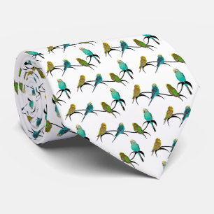 Dubblan Budgie Frenzy Tie Side Print Slips