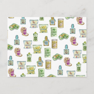 Dubblan för dubblan mönster vykort