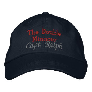 Dubblan Minnow, Capt. Ralph - anpassad Broderad Keps