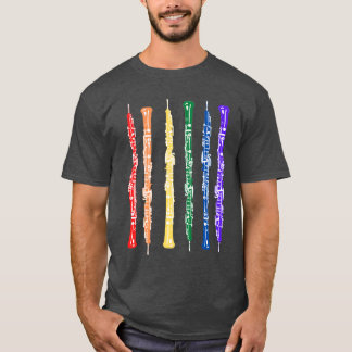 Dubblan Oboe Oboist Player har lästs T Shirt