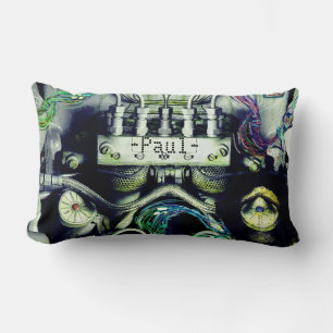 Dubblan Rusty and Mossy Engine Sided Dieselpunk Th Lumbarkudde