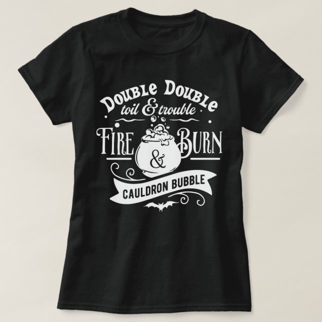 Dubblans Dubbla och felfri T-skjorta T Shirt (Design framsida)