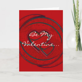 Dubblans hjärtan är min Valentine i vitt I Helgkort