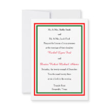 Dubblans julklapp - 3 x 5 bröllopsinbjudan