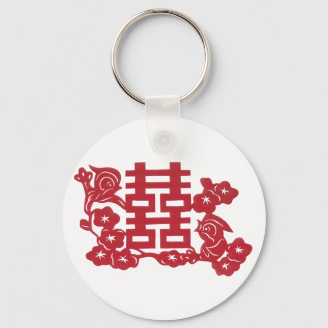 Dubblans lycka Fåglar Nyckelring (Framsida)