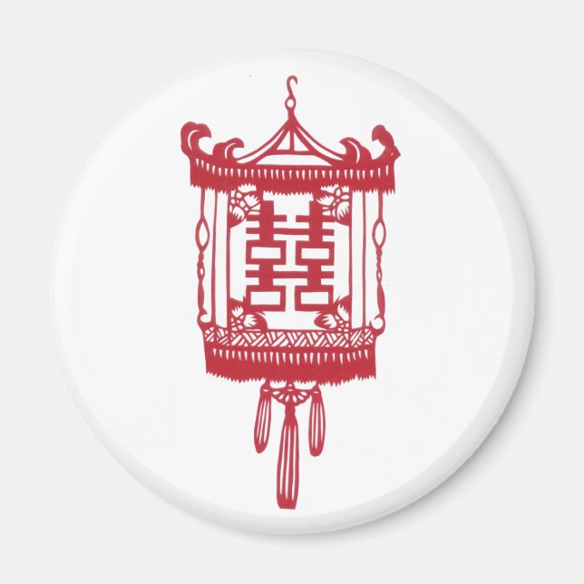 Dubblans lycka Lantern Magnet (Framsidan)