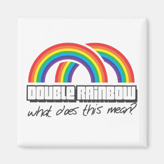 Dubblans regnbåge, vad är det här elaket? magnet