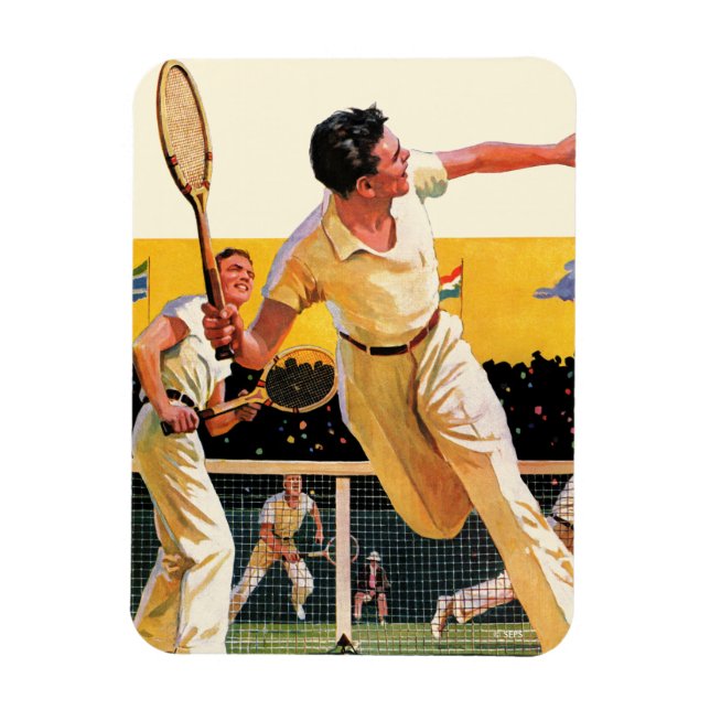 Dubblas Tennis Match Magnet (Vertikal)