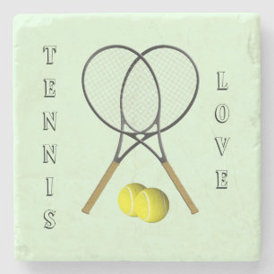 Dubblas Tennis Sport Theme Personal Stenunderlägg