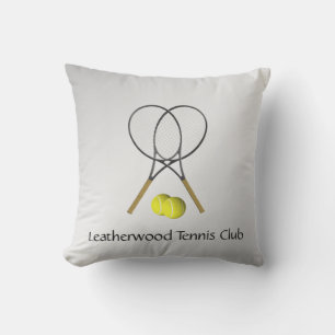 Dubblas Tennis Sport Theme Silver Kudde