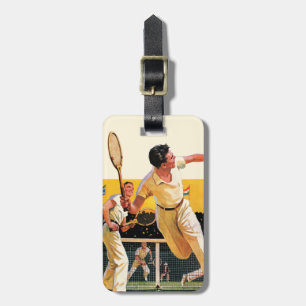 Dubblatennismatch Bagagebricka