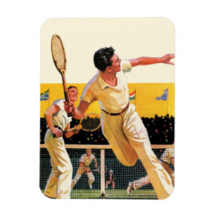 Dubblatennismatch Magnet