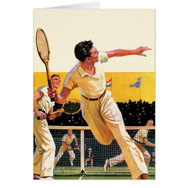 Dubblatennismatch OBS Kort (Framsidan)