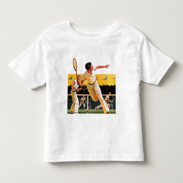 Dubblatennismatch Tee (Framsida)