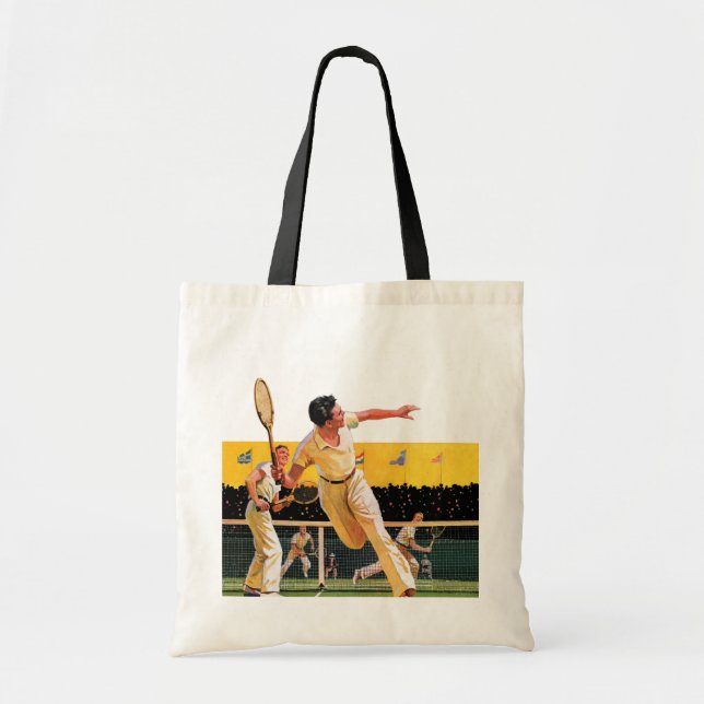 Dubblatennismatch Tygkasse (Framsidan)