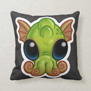 Dubblera sidbran/den onda babyen som Cthulhu Kudde