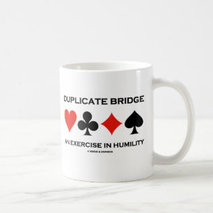 Dubblett av bron och övningar i humanism (Humor) Kaffemugg
