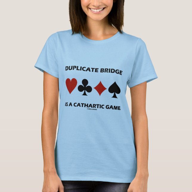 Dubblett Bridge är en Catharticlek (kortkostymer) T-shirt (Framsida)