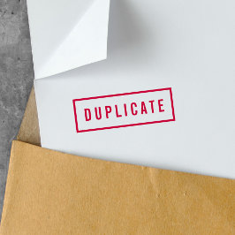 Dubblett med fetstil i Gräns Självfärgande Stämpel