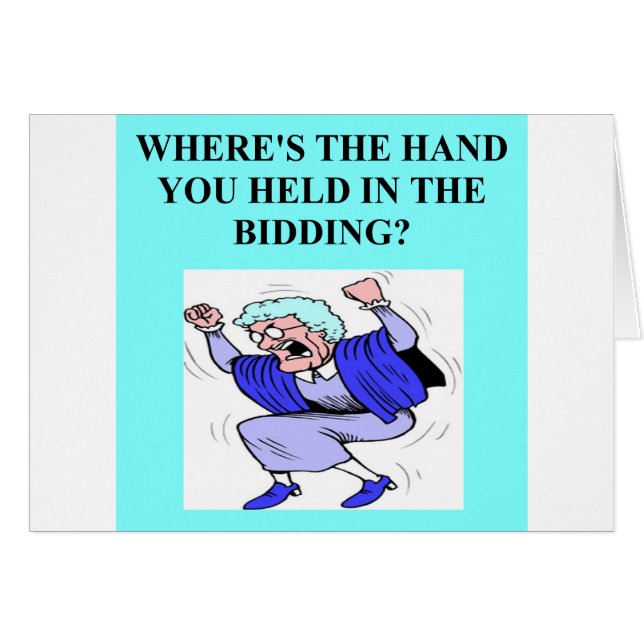 dubblett överbryggar den modiga spelare hälsningskort (Framsidan Horizontal)