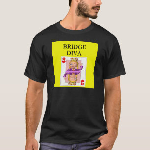 dubblett överbryggar den modiga spelare t-shirt