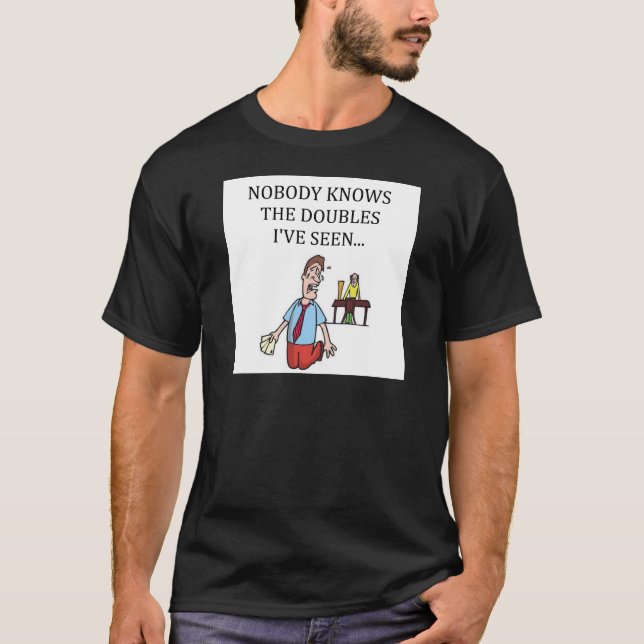 dubblett överbryggar den modiga spelare t-shirt (Framsida)