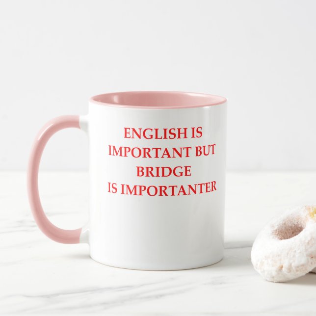 dubblett överbryggar mugg (Med munk)