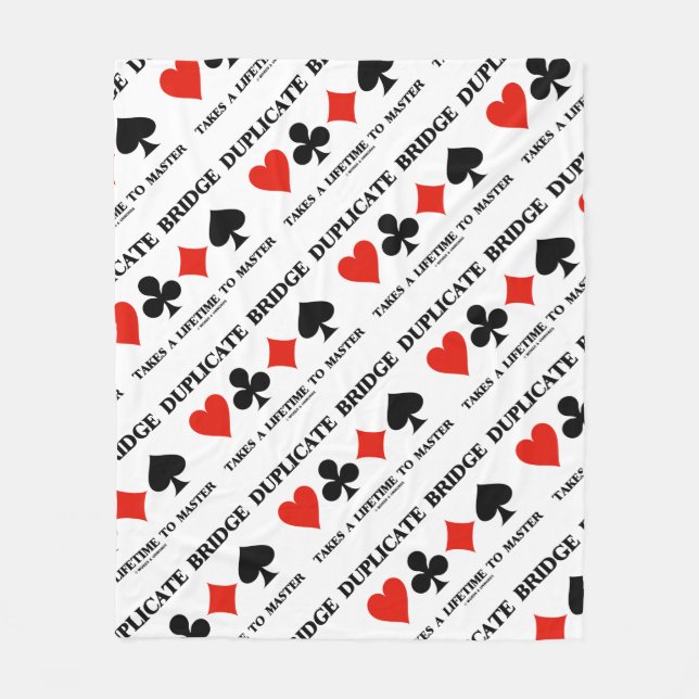 Dubblettbryggan tar en livstid att hämta fleecefilt (Framsidan)