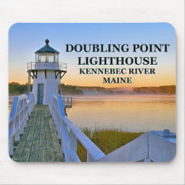 Dubbling Point fyr, Maine Mousepad Musmatta