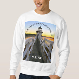 Dubbling Point fyr, Maine Sweatshirt