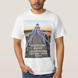Dubbling Point fyr, Maine T-Shirt