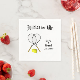 Dubblor för Life Tennis Pappersservett